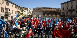 Corteo e discorso finale: sintesi della manifestazione provinciale del 1 maggio