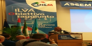 Ilva obiettivo raggiunto: oggi assemblea nazionale con 700 delegati. Ad intervenire anche Alberto Pastorello, segretario UILM Alessandria