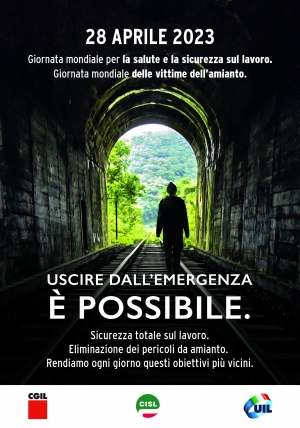 Celebrazione 28 aprile, Giornata mondiale delle vittime dell’amianto