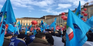Uilpa: le immagini dello sciopero del 12 dicembre a Torino