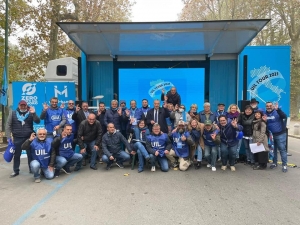 Il truck UIL ad Alessandria, seconda e ultima tappa piemontese del #uiltour2021: grazie a tutti per la riuscita dell&#039;evento